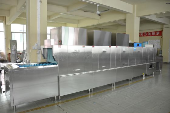中国 SSのレストランの台所ディッシュウォッシャー、自動Dishwashing機械36kw洗浄のヒーター サプライヤー