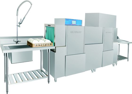 中国 180の棚の商業台所Dishwashing装置300-400は作業負荷をつけます サプライヤー