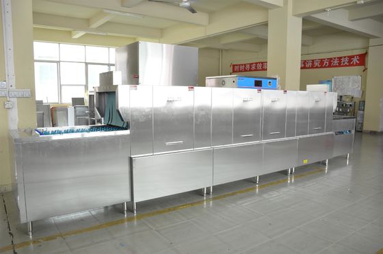 中国 中央台所Kitchenaidの商業ディッシュウォッシャー34KW/70KW 60-75の℃の洗浄 サプライヤー
