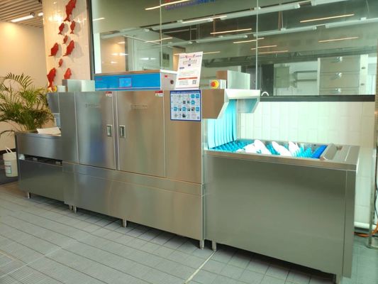 中国 二重流しの産業Dishwashing機械、頑丈なディッシュウォッシャーの商業使用 サプライヤー